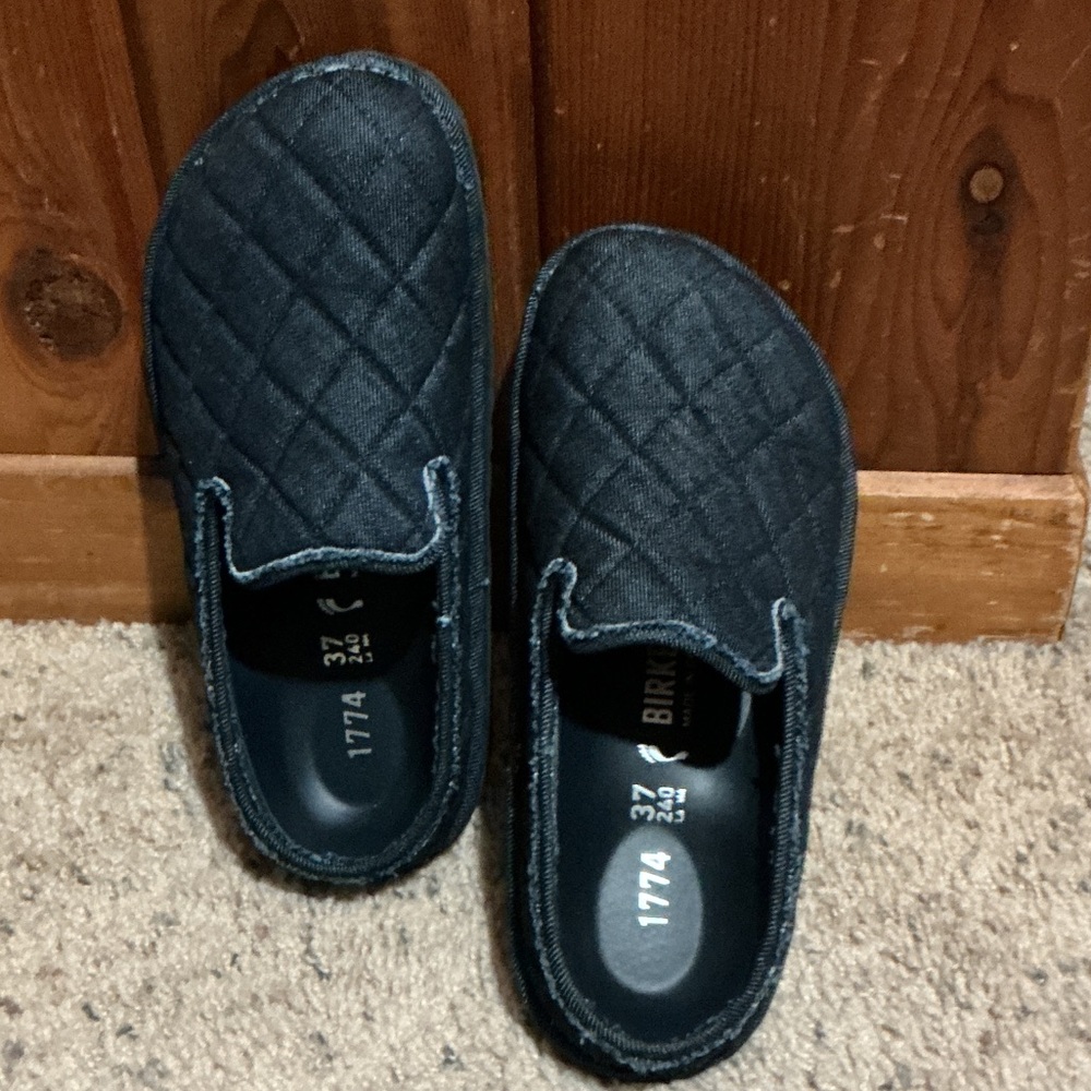 Birkenstock Eliscu Slippers~Indigo Blue